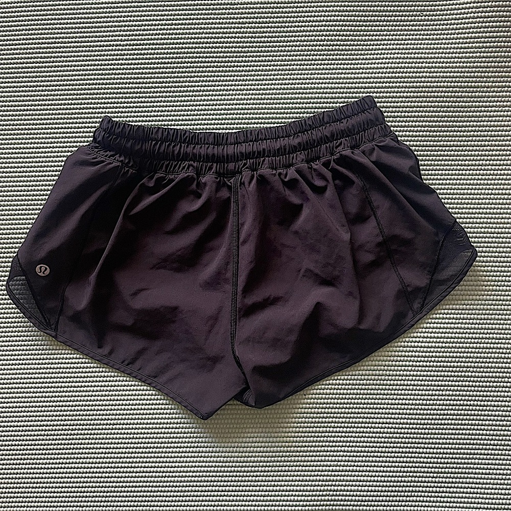 Lululemon Run Hotty Hot High Rise Lined Shorts